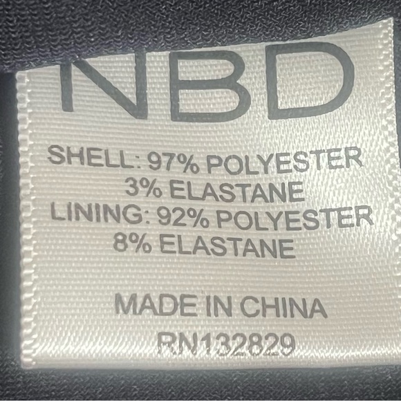 NBD Dee Dee Black Velvet One-Shoulder Mini Dress Puff Sleeve Party Cocktail - Picture 10 of 11